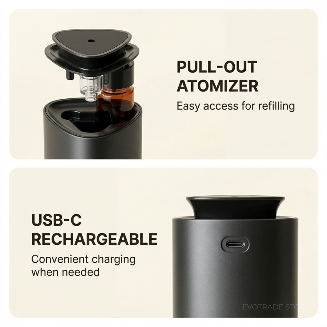 Premium Rechargeable Car Scent Diffuser — 30ML