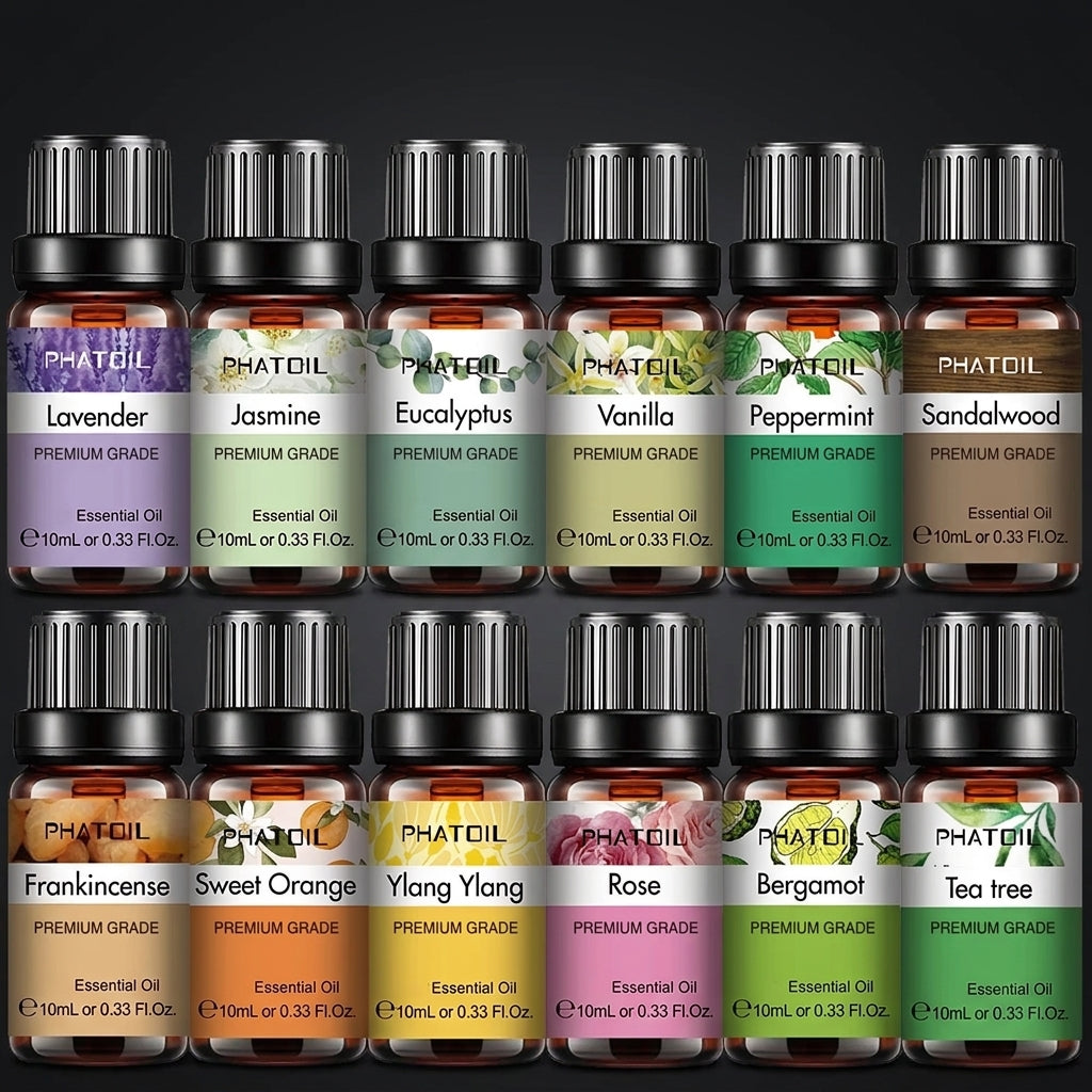 10ML Pure Essential Oil for Diffusers & Aromatherapy