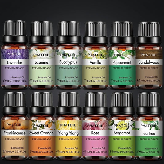 10ML Pure Essential Oil for Diffusers & Aromatherapy