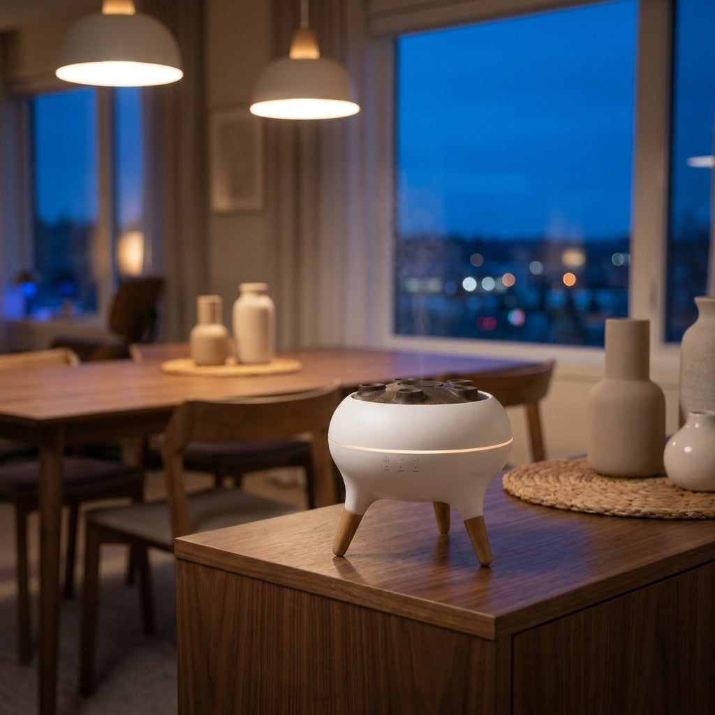 250ML Dynamic Jellyfish Mist Aroma Diffuser with 7-Color LED